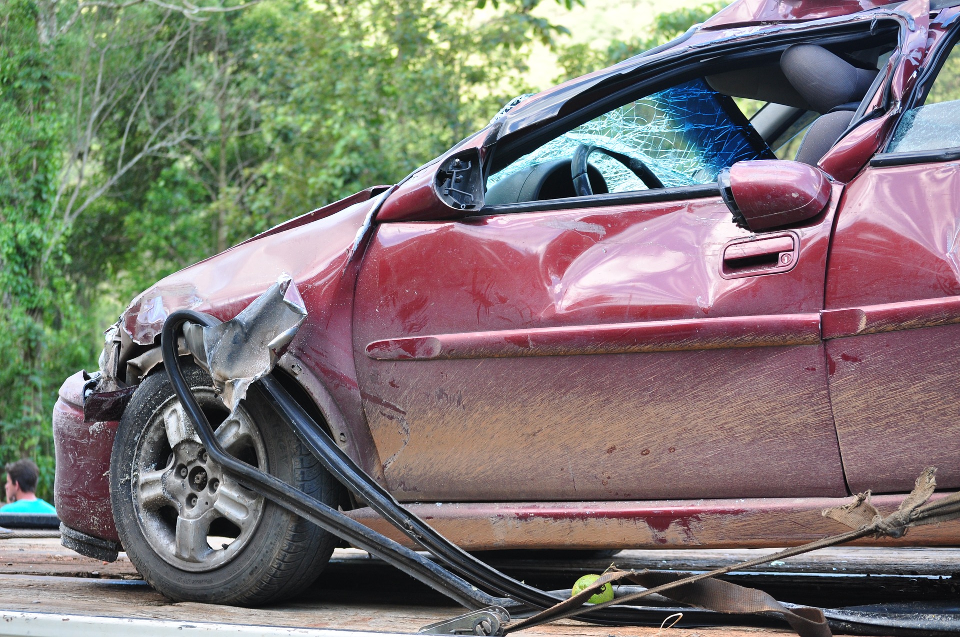 car accident property damage claim